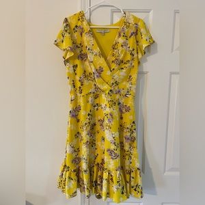 Yellow Floral Dress